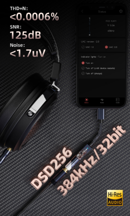 Description image for FiiO KA11 USB-C to 3.5mm HiFi DAC Adapter BLACK